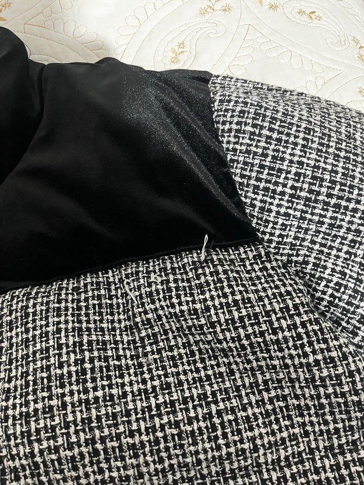 Gri Örgü Detaylı Kadın Ceket - Görsel 2