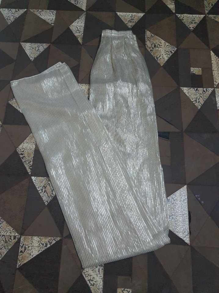 Pileli dore Uzun tül perde - Görsel 2