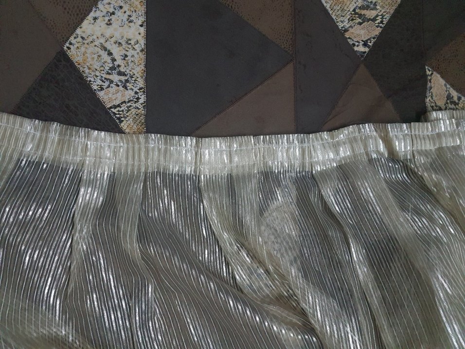 Pileli dore Uzun tül perde - Görsel 3