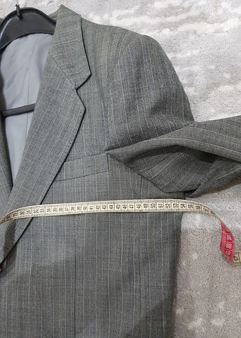 Gri Erkek Ofis Takımı, Normal Kesim, Düğmeli - Görsel 8