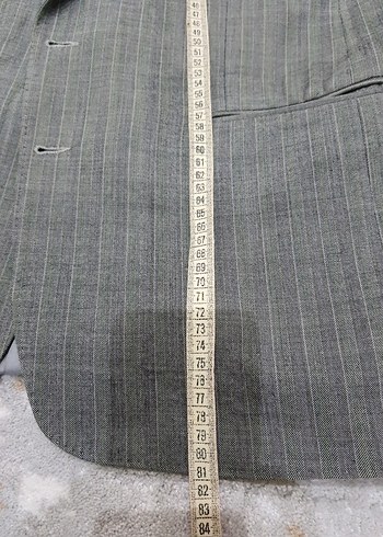 Gri Erkek Ofis Takımı, Normal Kesim, Düğmeli - Görsel 7