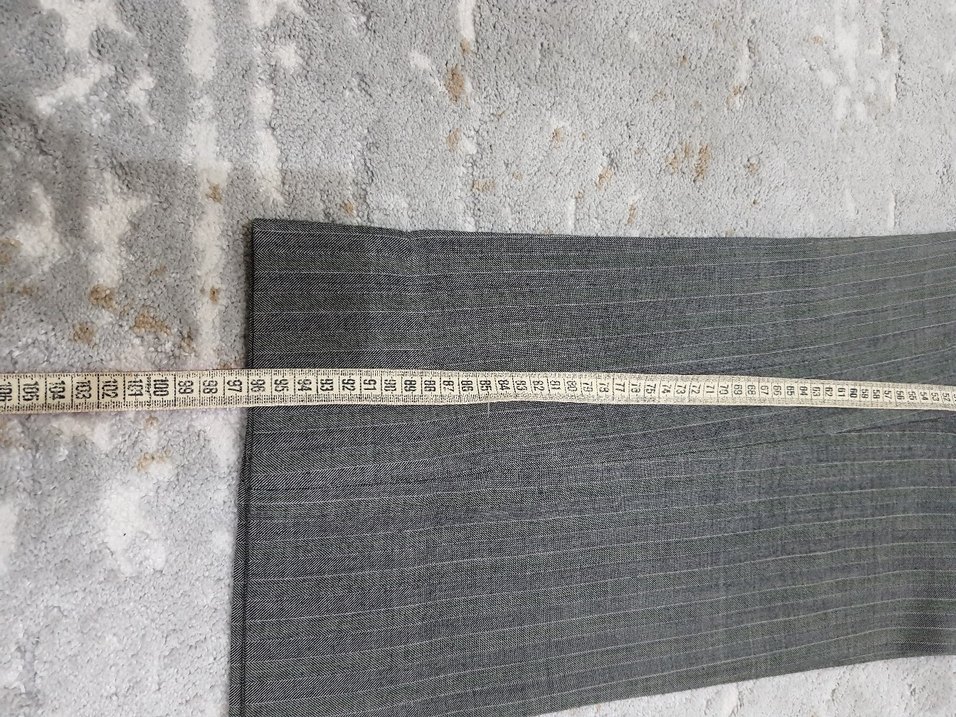 Gri Erkek Ofis Takımı, Normal Kesim, Düğmeli - Görsel 5