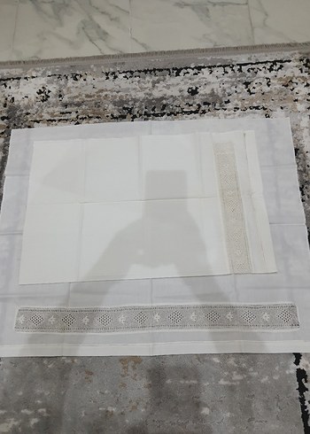 Ara dantelli yastık kılıfı - Görsel 2