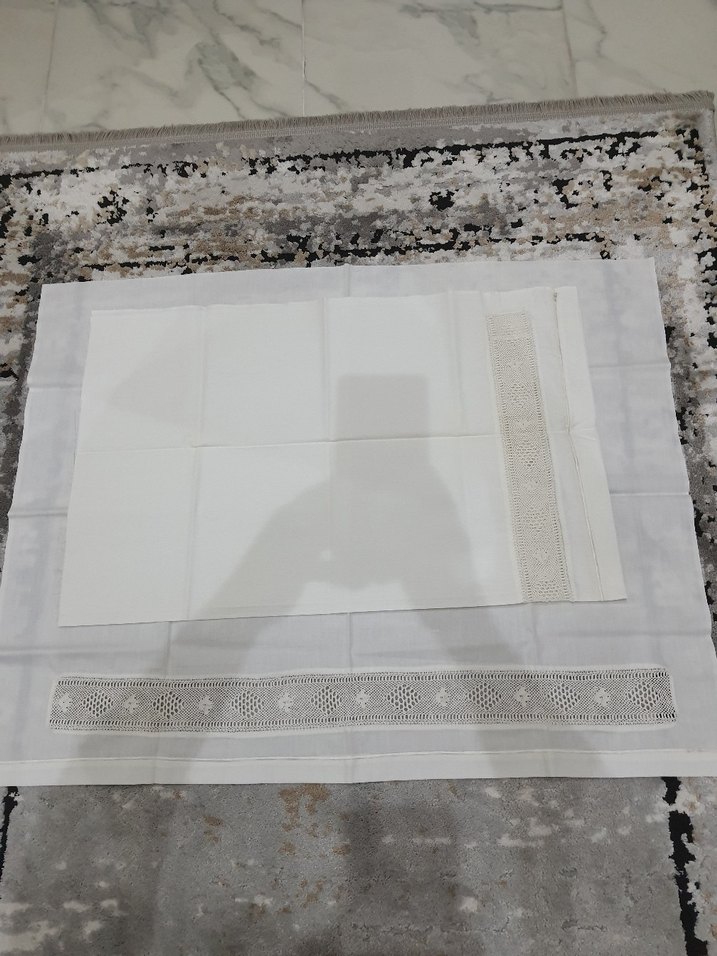 Ara dantelli yastık kılıfı - Görsel 2