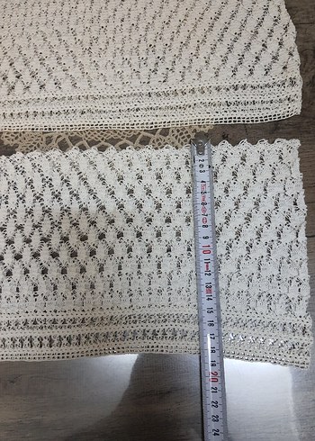 Beyaz Dantel yastık başı - Görsel 6