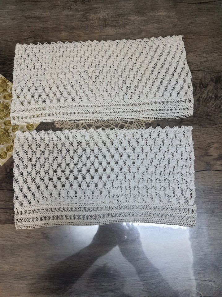 Beyaz Dantel yastık başı - Görsel 4