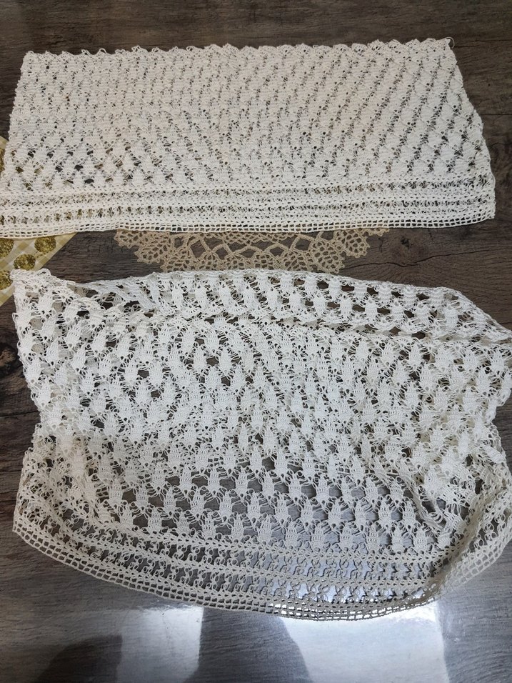 Beyaz Dantel yastık başı - Görsel 3
