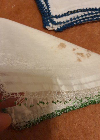 Kadın Vintage Çok Renkli baş örtüsü - Görsel 8