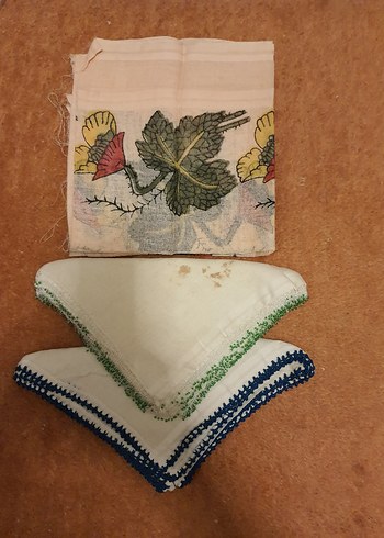 Kadın Vintage Çok Renkli baş örtüsü - Görsel 4