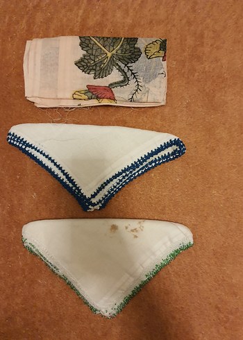 Kadın Vintage Çok Renkli baş örtüsü - Görsel 5