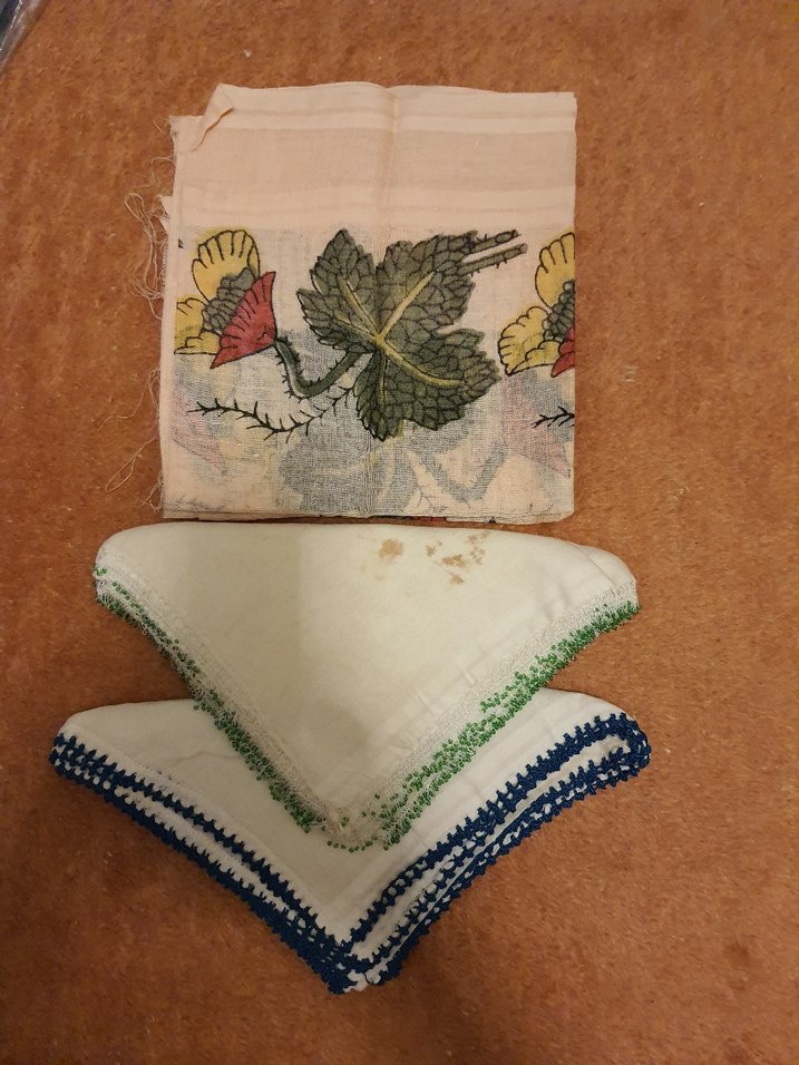 Kadın Vintage Çok Renkli baş örtüsü - Görsel 3