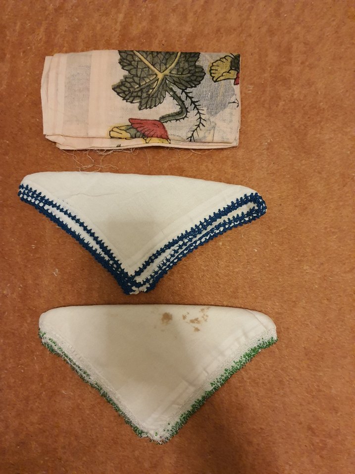 Kadın Vintage Çok Renkli baş örtüsü - Görsel 5