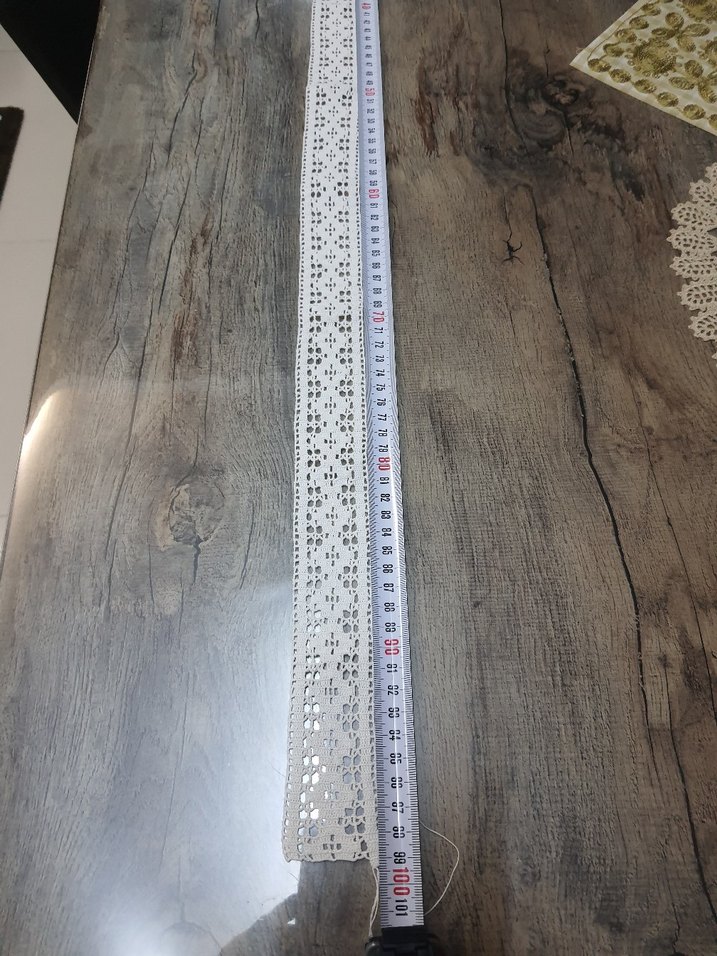 Bohem Tarzı Beyaz Dantel Şerit - Görsel 4