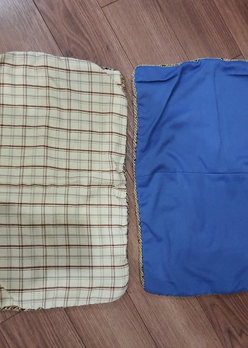 Kadife Çok Renkli Pastel Yastık Kılıfı - Görsel 5