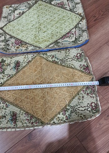 Kadife Çok Renkli Pastel Yastık Kılıfı - Görsel 3