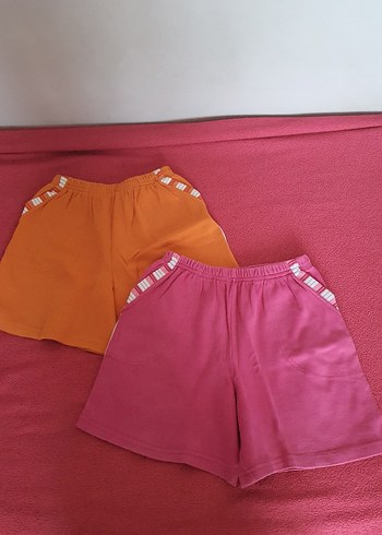 Zara Penye Pembe Kız Şort, Rahat Kesim