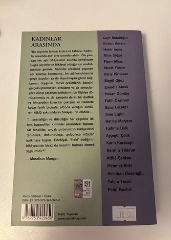 Kadınlar Arasında - Murathan Mungan Seçkisi - Görsel 2