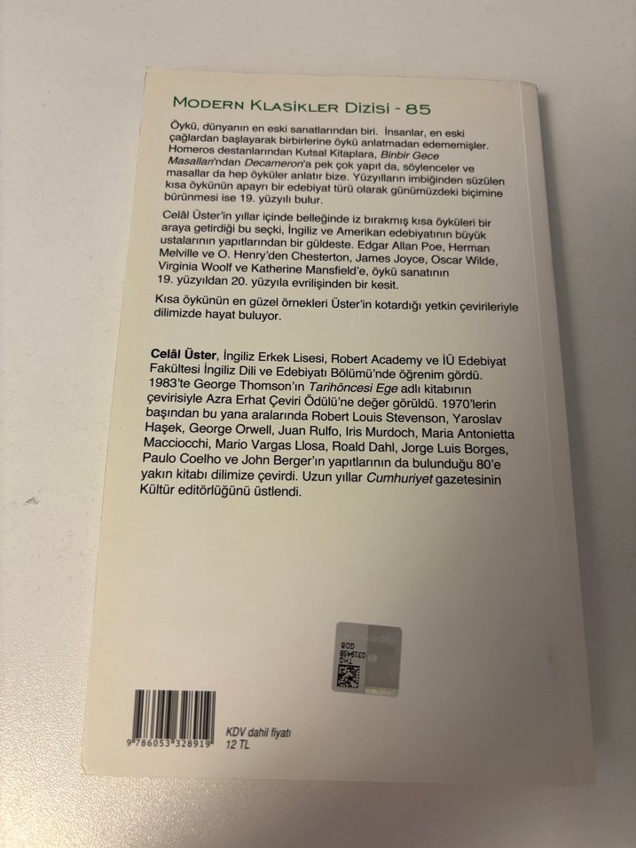 İngiliz ve Amerikan Edebiyatında Kısa Öykünün Ustaları - Görsel 2