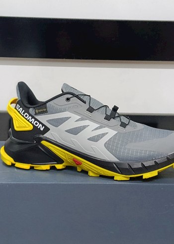 Salomon Gri-Sarı Erkek Spor Outdoor Ayakkabı - Görsel 2