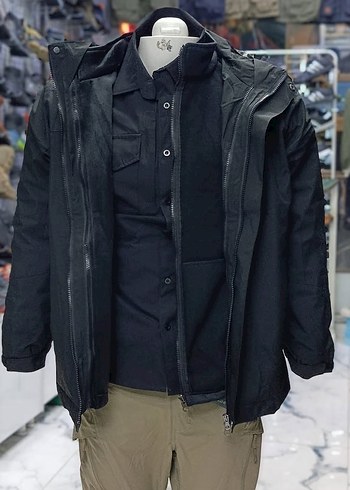 Columbia Siyah Fermuarlı Erkek Mont - Görsel 5