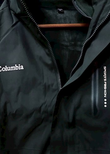 Columbia Siyah Kapüşonlu Erkek Mont - Görsel 2