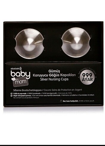 Gümüş kapak 999 ayar