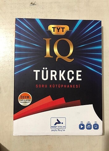 Paraf Yayınları IQ TYT Türkçe Soru Bankası 