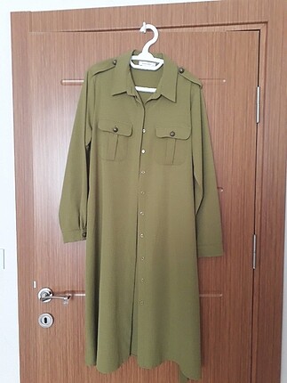 Fistik yesili tunik
