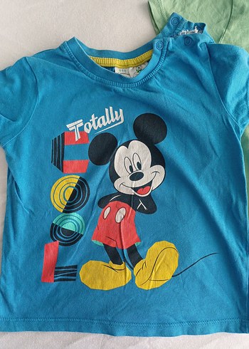 Erkek Çocuk Renkli Baskılı Kısa Kollu Tişört - Görsel 2