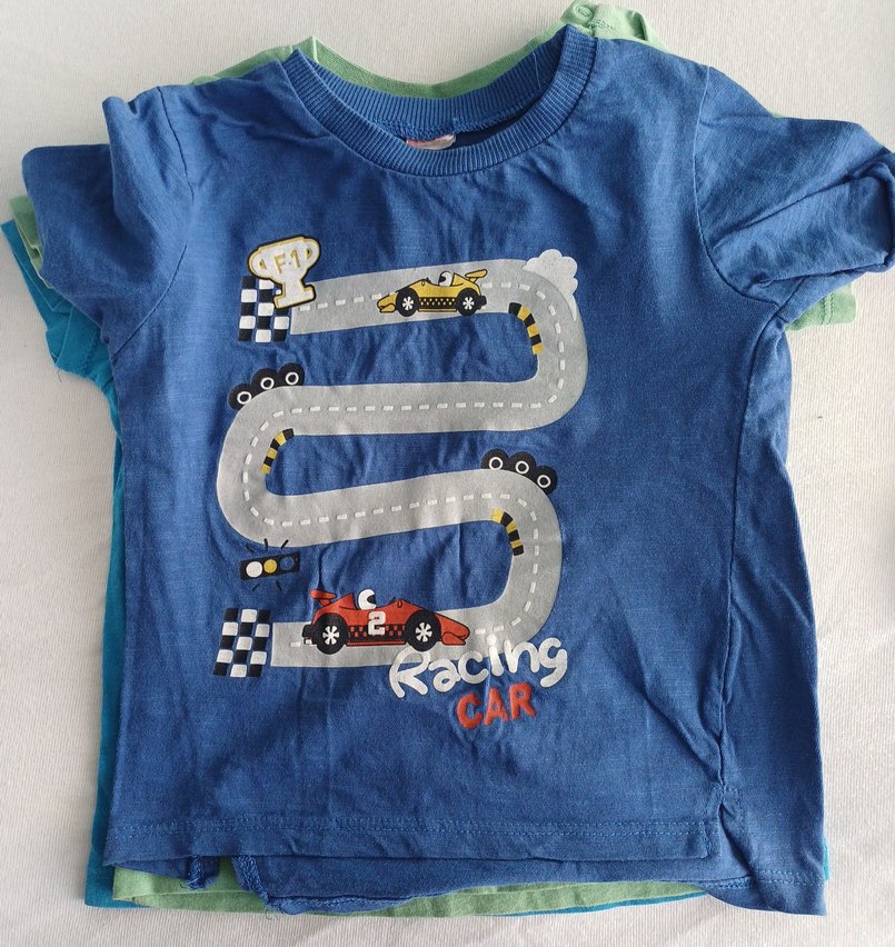 Erkek Çocuk Renkli Baskılı Kısa Kollu Tişört - Görsel 4