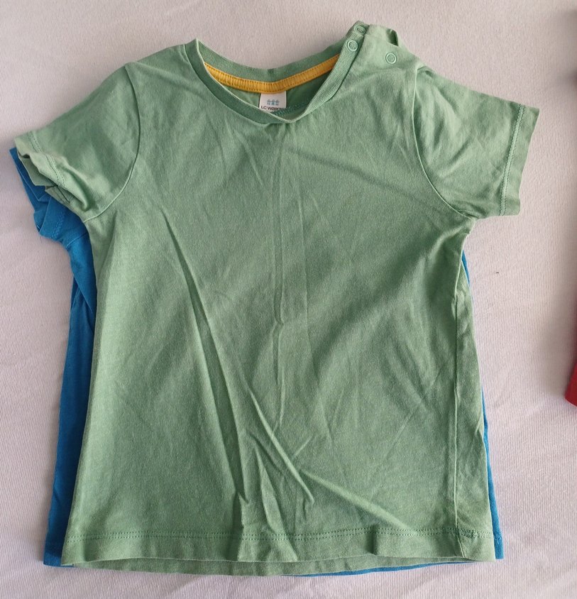 Erkek Çocuk Renkli Baskılı Kısa Kollu Tişört - Görsel 3