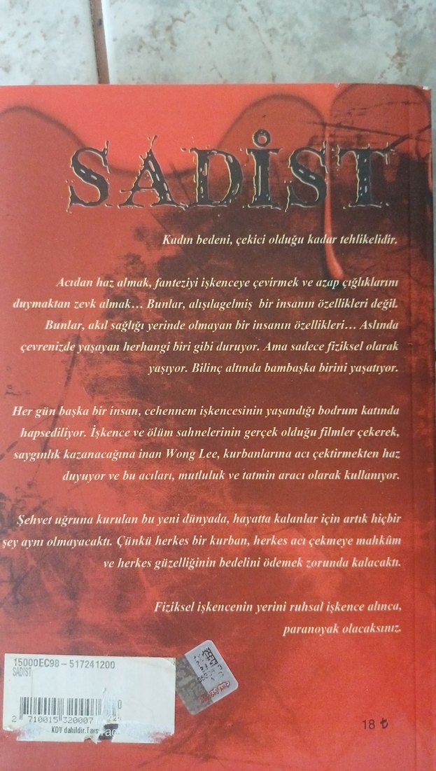 Eve Giden Yol ve Sadist Romanlar - Görsel 2