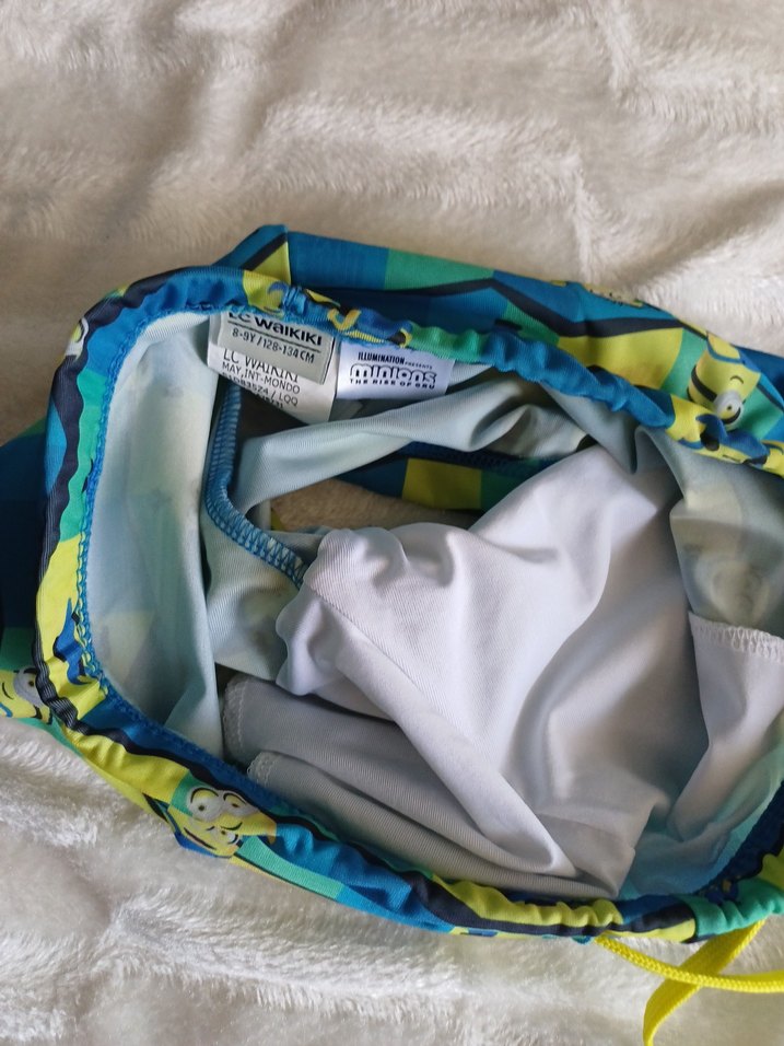 Renkli Minyon Desenli Erkek Çocuk Mayo - Görsel 4