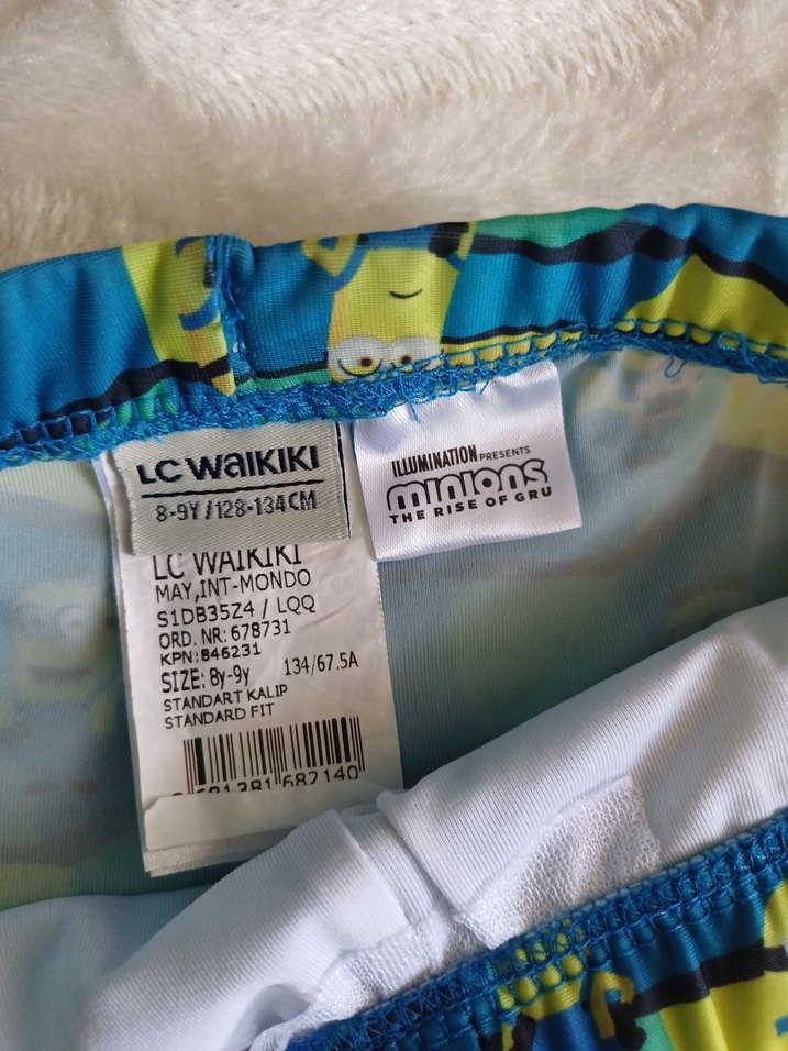 Renkli Minyon Desenli Erkek Çocuk Mayo - Görsel 3