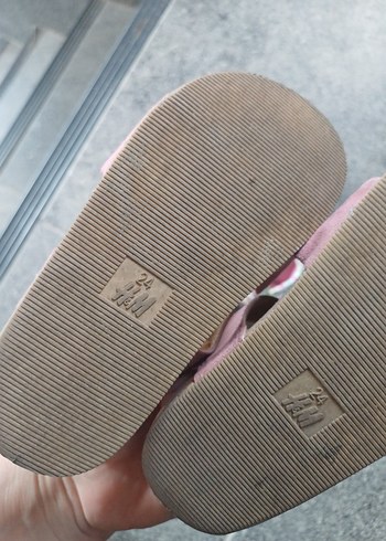 Kız Çocuk Pembe Bağcıklı ve Fiyonklu Terlikler - Görsel 7