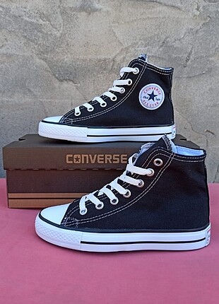 37 numara siyah uzun converse 