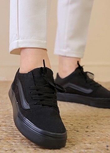 36 Beden 36 numara siyah Vans old school