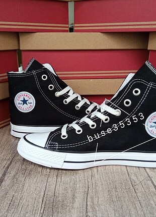 41 numara siyah A kalite ayakkabı Converse