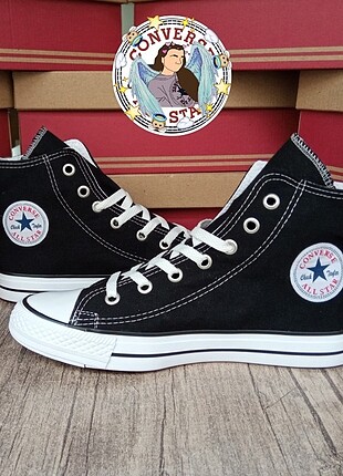 37 numara siyah A kalite ayakkabı Converse