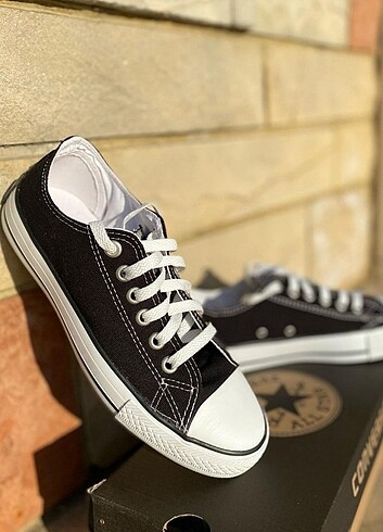40 numara siyah A kalite ayakkabı Converse