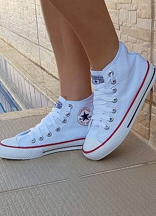 40 numara Beyaz A kalite ayakkabı Converse