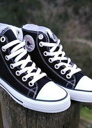38 numara siyah A kalite ayakkabı Converse