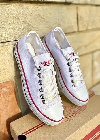 39 numara Beyaz A kalite ayakkabı Converse