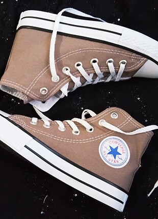 Converse 36 numara kahverengi a kalite ayakkabı Converse