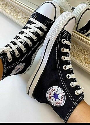 36 numara siyah a kalite ayakkabı Converse