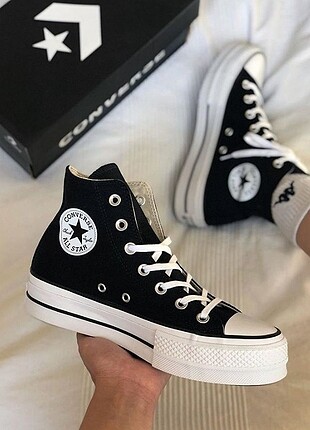 37 Numara Converse platform yüksek taban