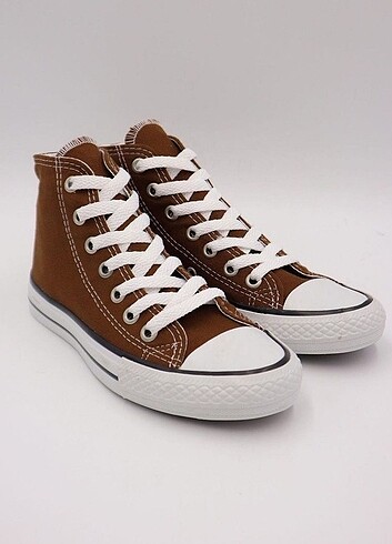 38 numara koyu kahverengi yeni sezon Converse 