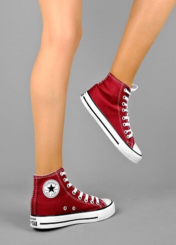 Diğer 40 numara kırmızı bilekli Converse unisex