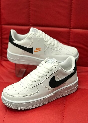 37 numara beyaza siyah Nike Air force sıfır ürün 