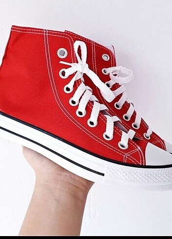 39 numara kırmızı Converse sıfır ürün 